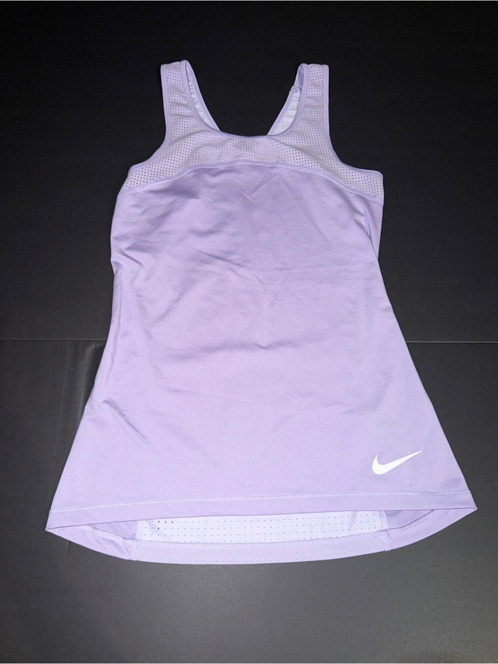 Nike Light Purple Athletic Tank Top with White Swoosh
